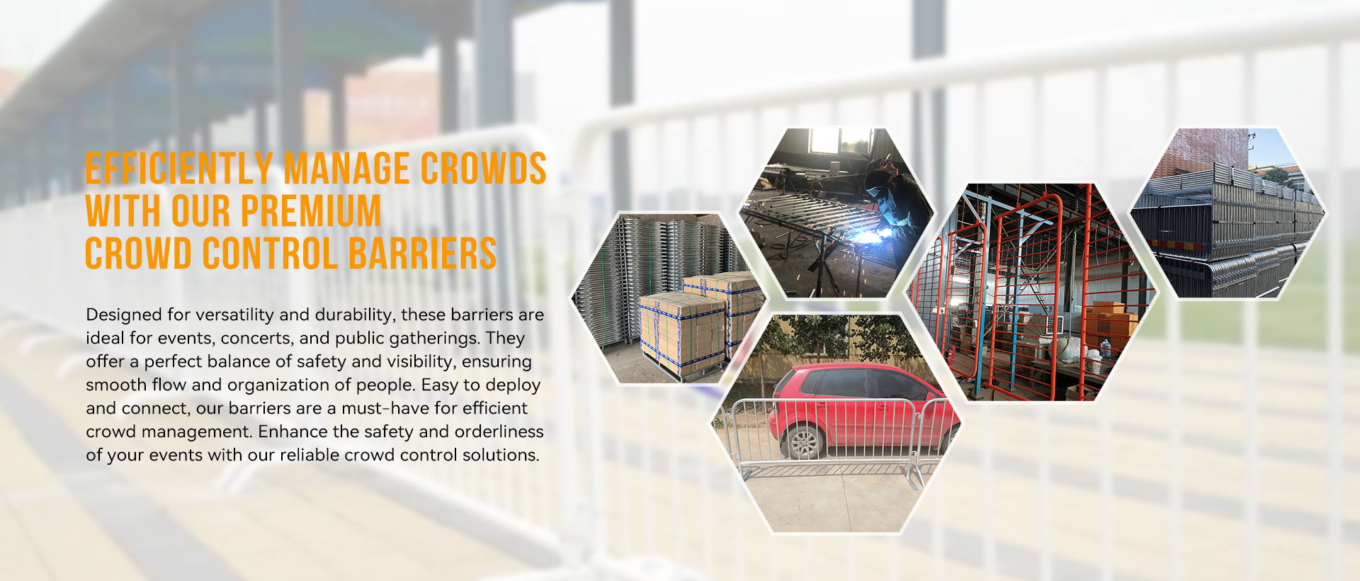 Crowd Control Barriers and Fencing Products