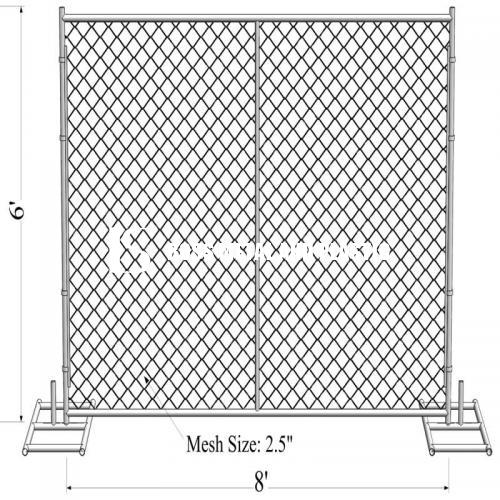 6-Foot Chain Link Fence Panels Factory Free Quote
