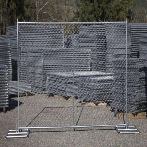 6x10 Chain Link Fence Panels - Sturdy for Temporary Fencing