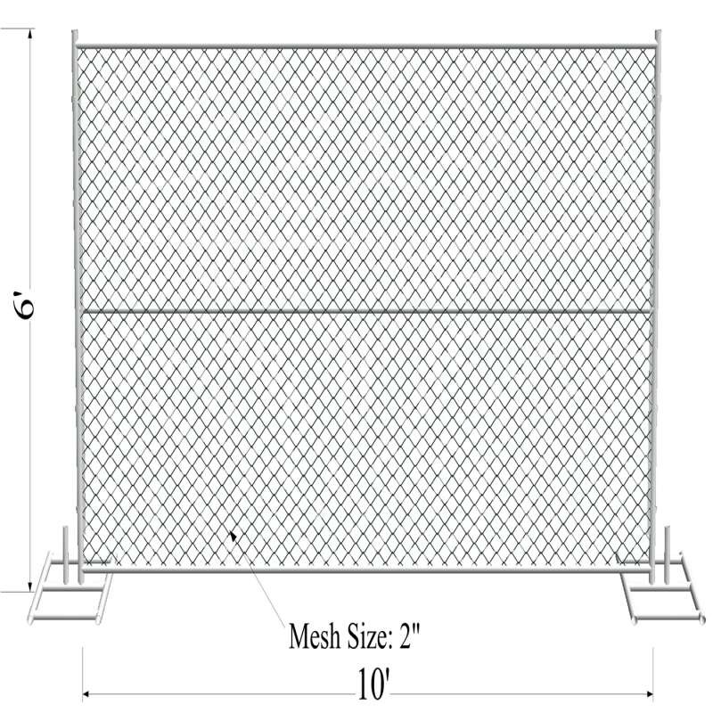 6x10 Chain Link Fence Panels: Factory Price 