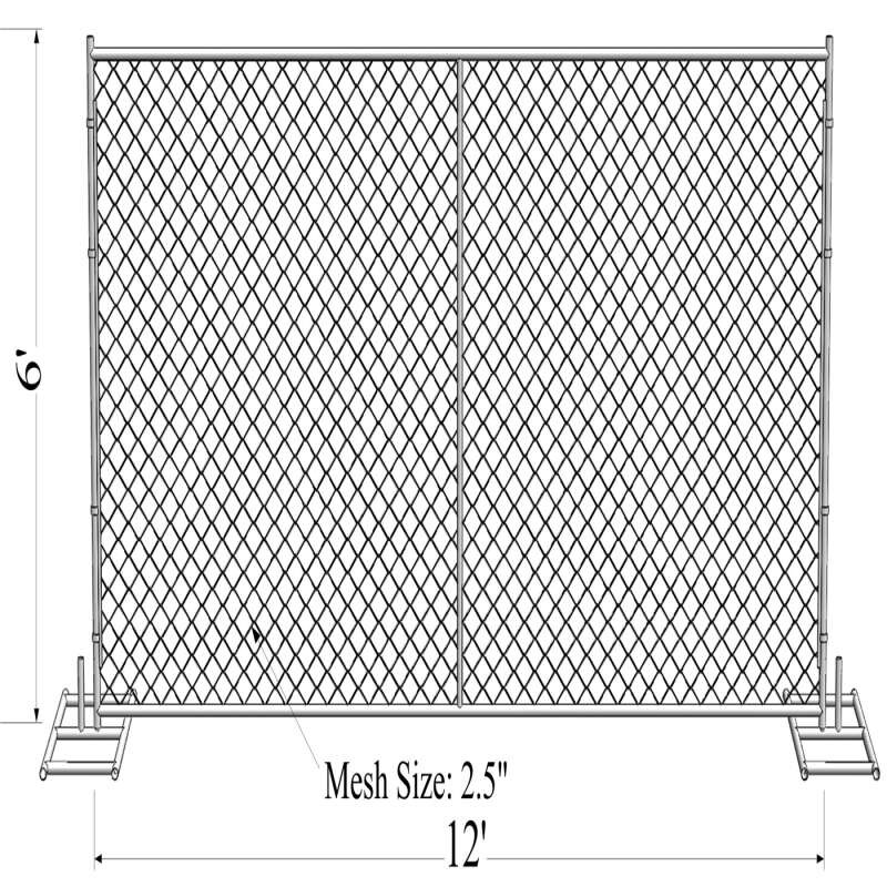 6x12 Chain Link Fence Panels: Secure Fencing Solutions by BMP