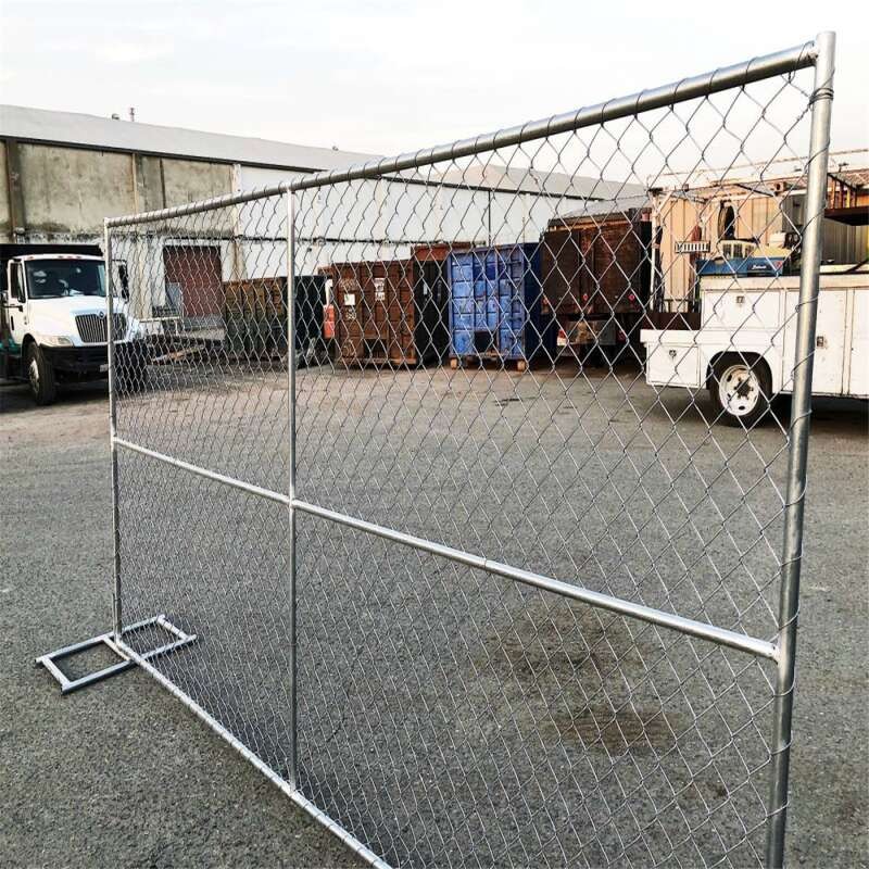 Chain Link Temporary Fence Panels for Construction Sites