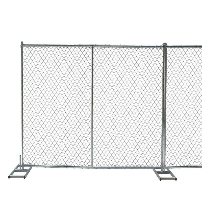 Chain Link Temporary Fence Panels for Construction Sites