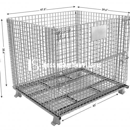 Collapsible Wire Mesh Containers: Free Quote 