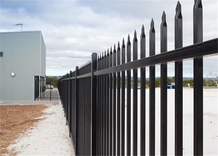 Crimped Spear Steel Picket Fencing: Factory Price Free Quote