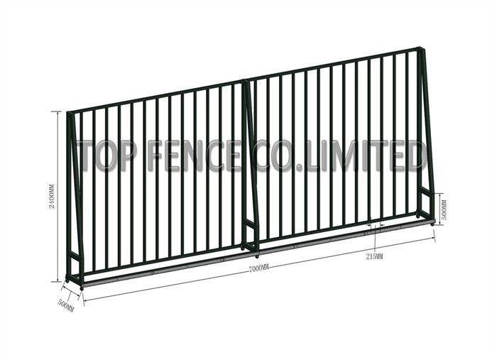 Spear Top Steel Picket Security Fence-BMP