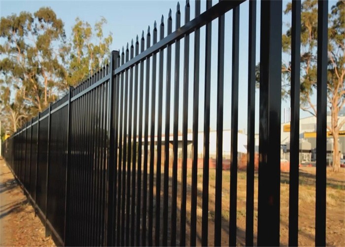 Stain Black Powder Garrison Fencing:  Security Solutions