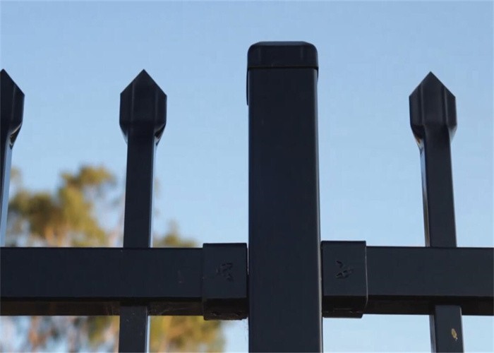 Stain Black Powder Garrison Fencing:  Security Solutions