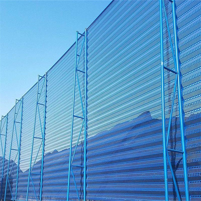 Wind Fence and Dust Suppression Solutions with Perforated Metal
