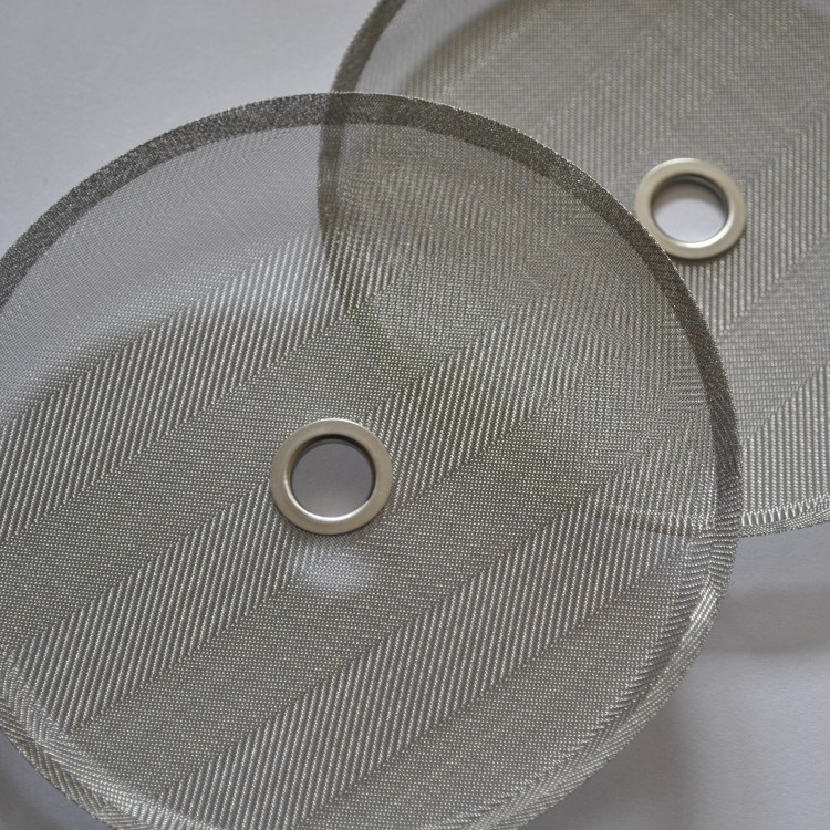 closed edge stainless steel wire mesh Round Filter Discs 