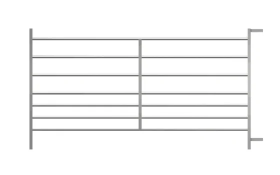POLYMETAL portable sheep panels — 7-rail galvanised details