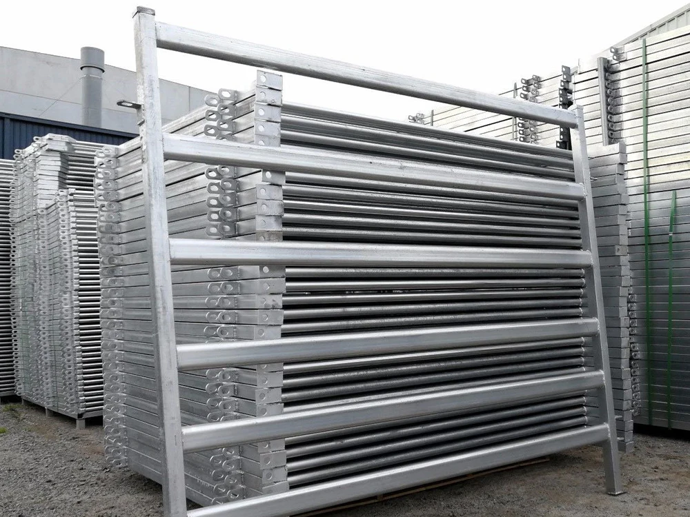 8-Step Metal Cattle Fence Panel Production