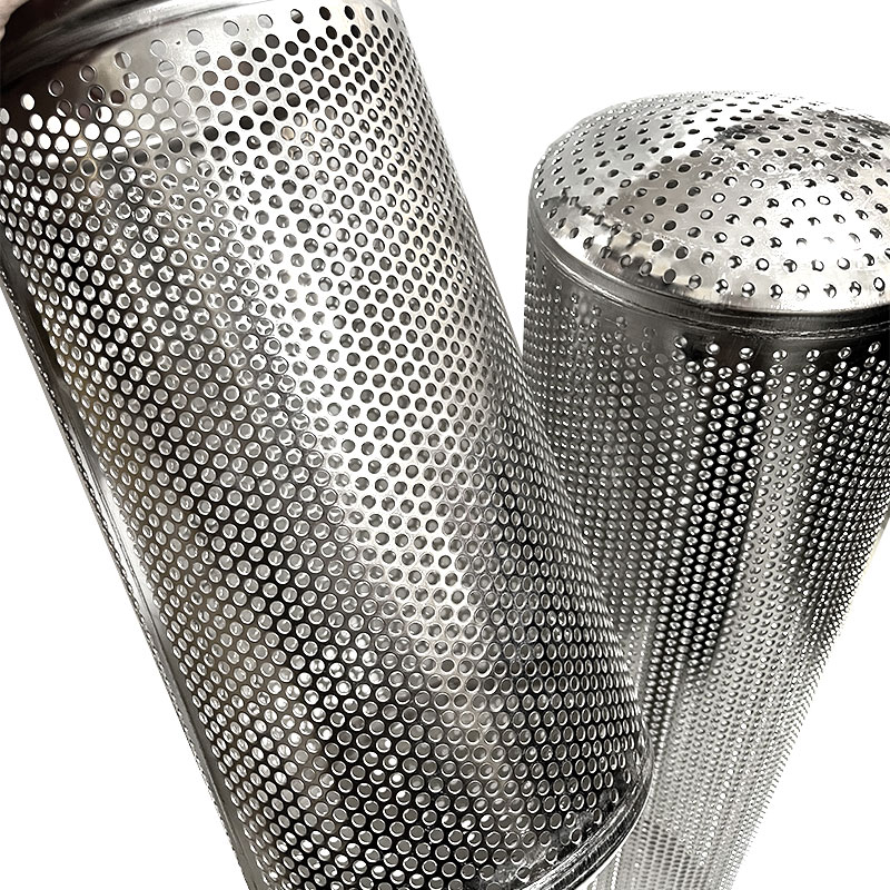 Stainless Steel Perforated Metal Mesh Filter Tubes