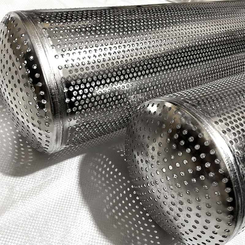 of Stainless Steel Perforated Filter Tubes 
