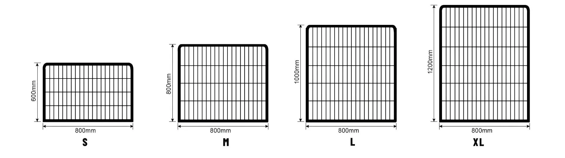 1688 Factory Heavy Duty Metal Dog Playpen with Rust Resistant Coating for Outdoor Use