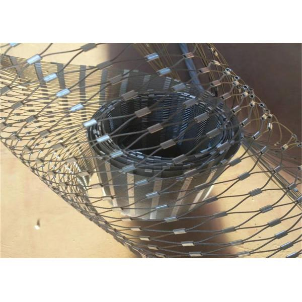 high flexibility stainless steel rope mesh with ferrules used in many conditions