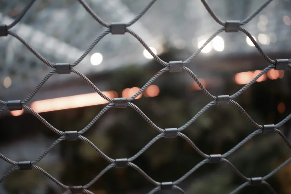 Stainless Steel Ferrule Rope Mesh for sale