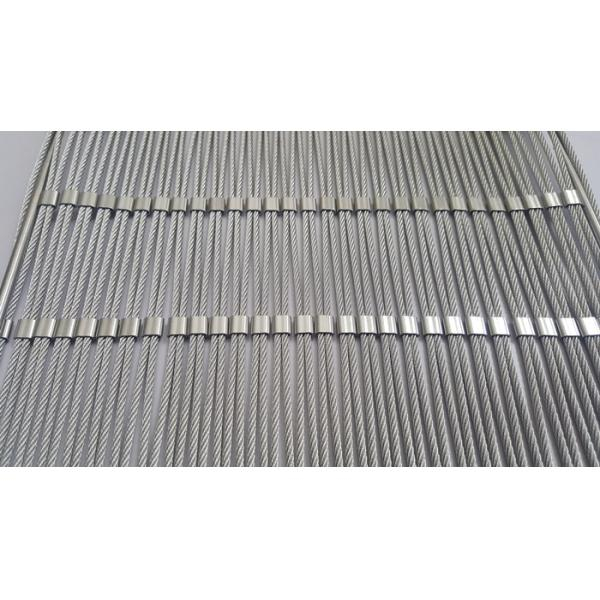 Stainless steel railing mesh for stairs