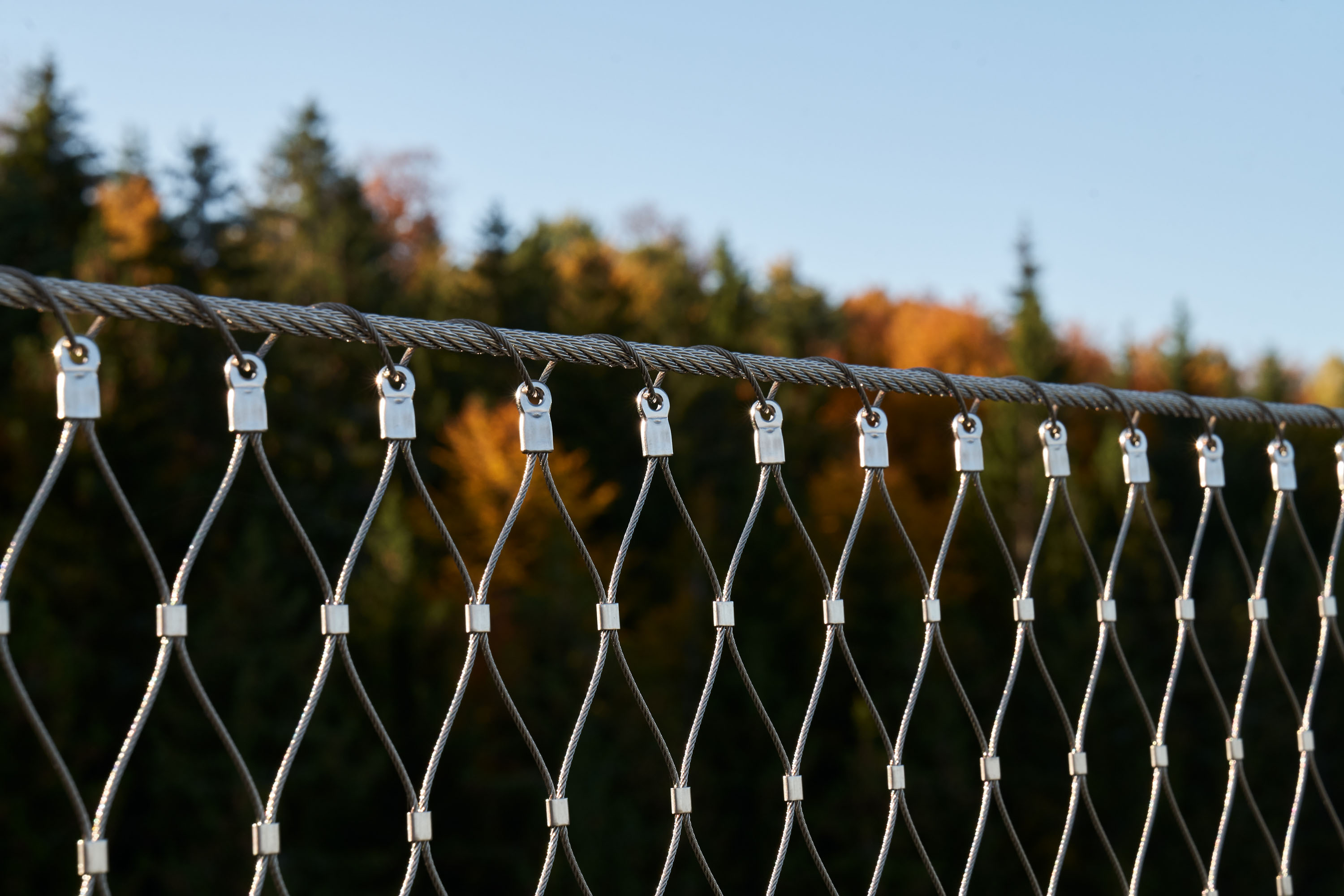 stainless steel mesh net: ferrule rope mesh