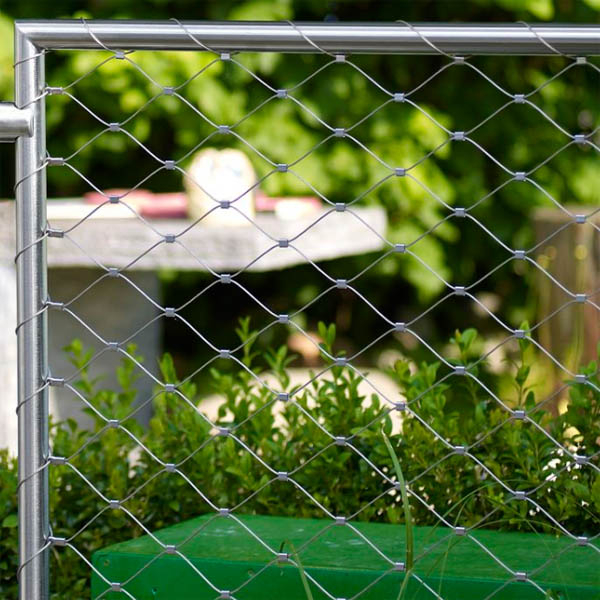 stainless steel cable mesh balustrade