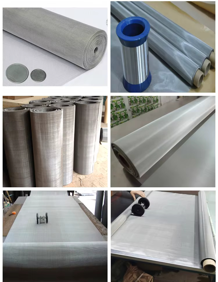 Dutch Woven Stainless Steel Wire Mesh Cloth details