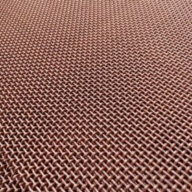 Crimped copper wire mesh is a woven wire mesh by pre-crimped copper wire. The crimp refers to the depression in wires which is design to hold the wire in place. According to the distribution of crimps, crimped wire can be divided into plain weave,intermediate crimped and lock-crimped.