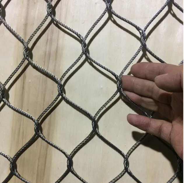 Stainless Steel Rope Netting knotted types 