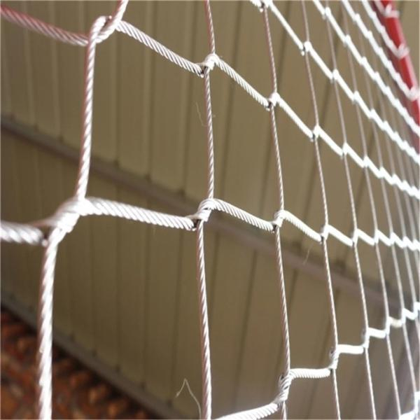 Ferruled stainless steel cable mesh