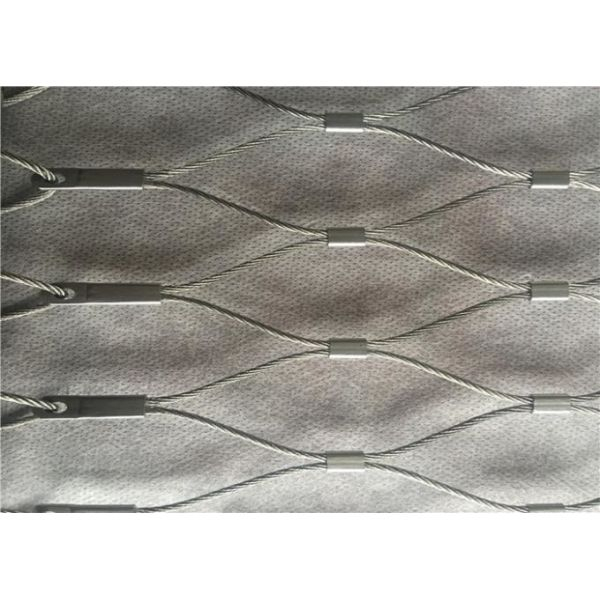 China stainless steel cable mesh panel