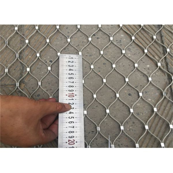 stainless steel rope mesh with ferrules tightly and firmly connected