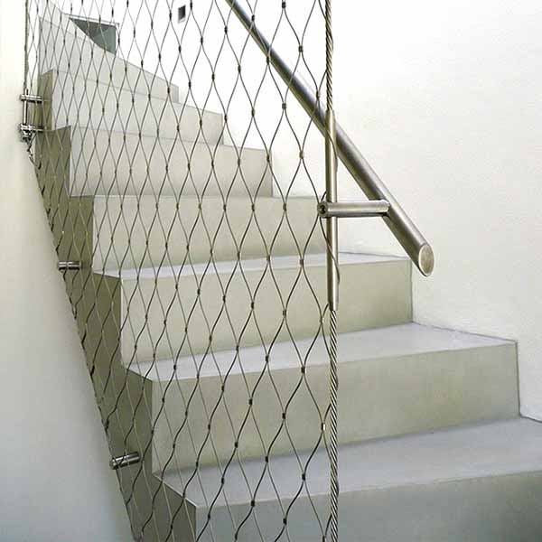 stainless steel cable mesh railing