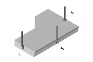Measurement for modular stainless steel railing mesh