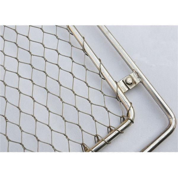 stainless steel rope mesh with ferrules solid and firm