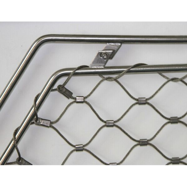 Balustrade fencing stainless steel wire rope mesh – project 1