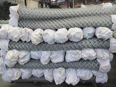 Chain link mesh used with galvanized wire rope net