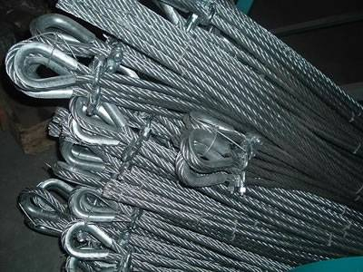 Galvanized wire rope anchor
