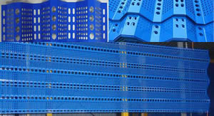 Three peak windbreak panels