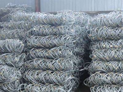 Galvanized wire rope net panel
