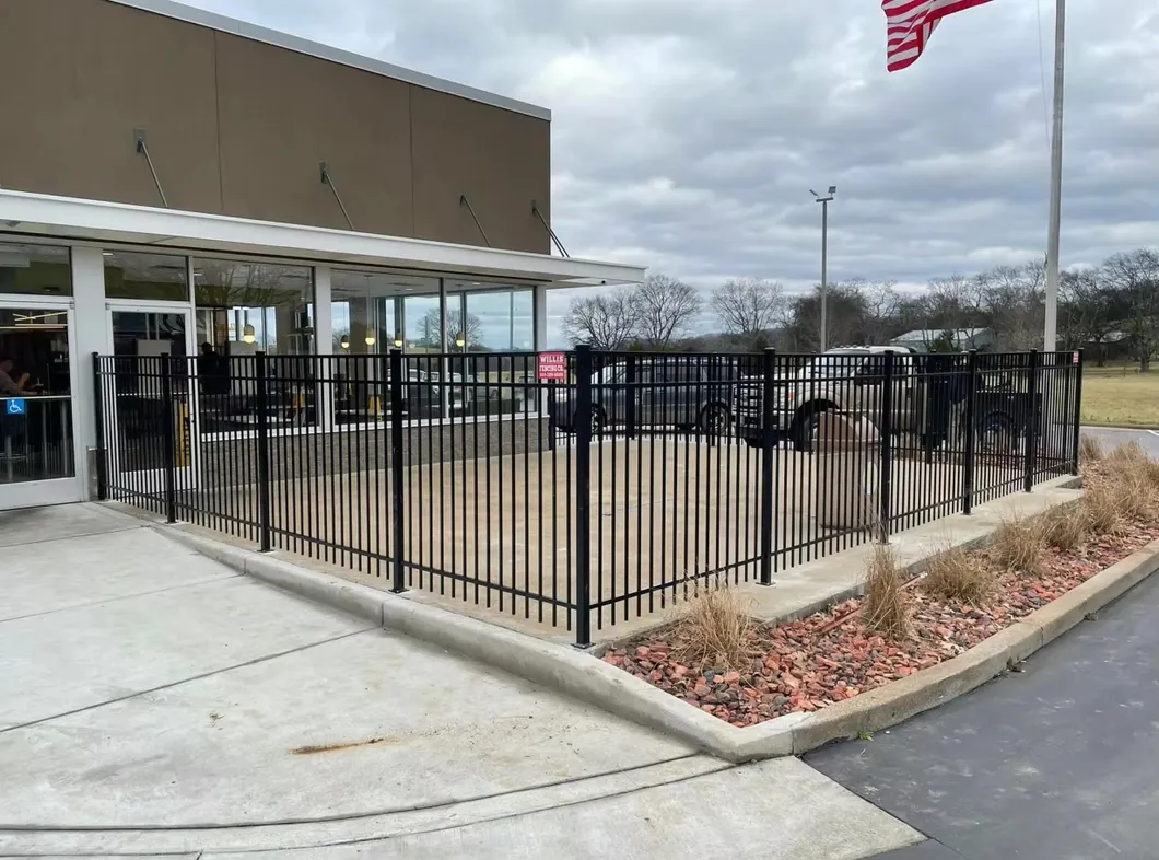 2-1X2-4m-Australia-Heavy-Duty-Spear-Top-Steel-Fence-Security-Fence-Garrison-Fence-3