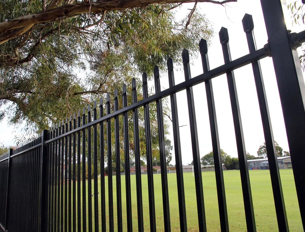 2-1X2-4m-Australia-Heavy-Duty-Spear-Top-Steel-Fence-Security-Fence-Garrison-Fence