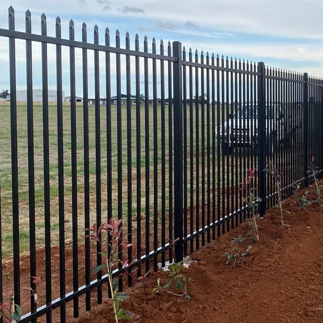 Black-Color-6FT-Height-Residential-Ornamental-Steel-Spear-Top-Picket-Security-Metal-Fence-Panels-1-5