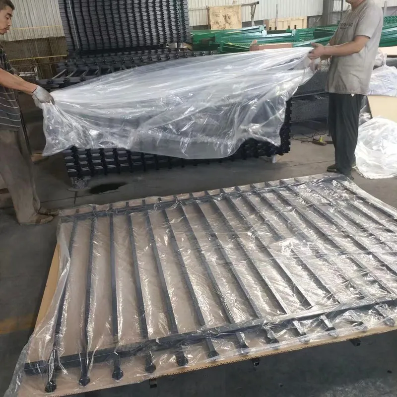 Galvanised-Satin-Black-Powder-Coat-Security-Steel-Garrison-Fencing