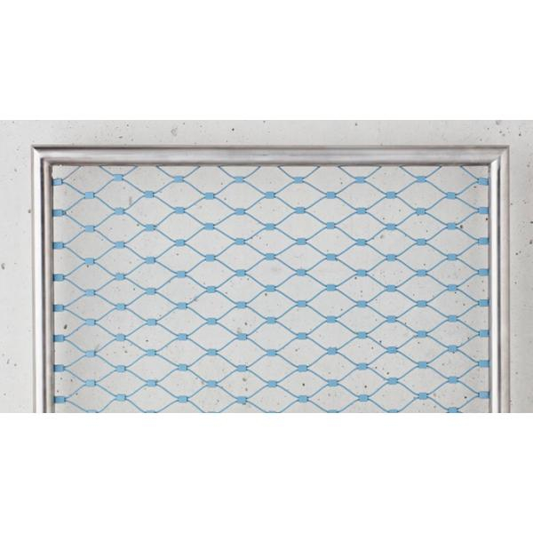 Cable mesh netting clamp detail 2