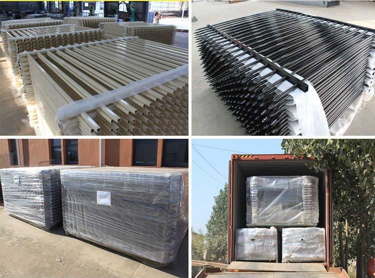 arc top security spear fence, round arc processing