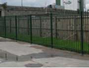 steel tube picket fence gate match