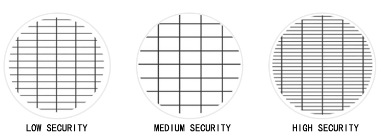 Clearvu fencing for sale specification image - welded mesh clear view fence